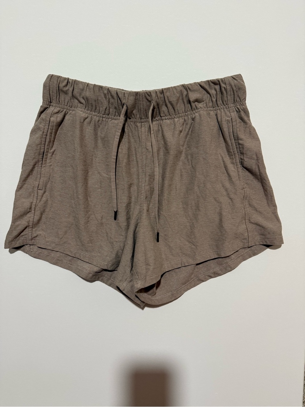 Athletic Works Taupe Drawstring Athletic Women's Shorts size S